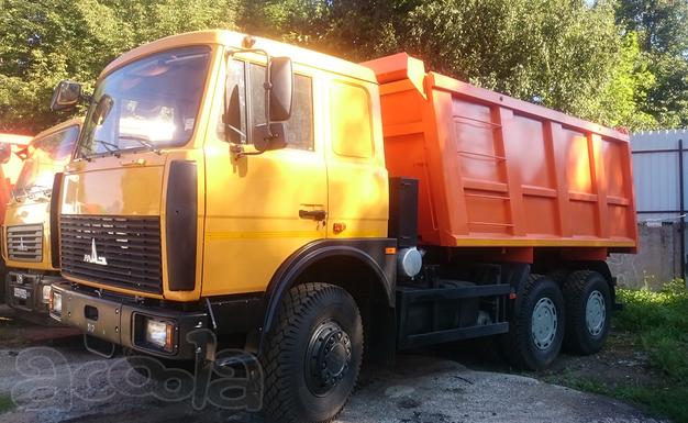 Аренда самосвала МАЗ 5516   12м3 и 16м3