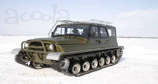 Уаз на гусеничном ходу "ухтыж" болотоход